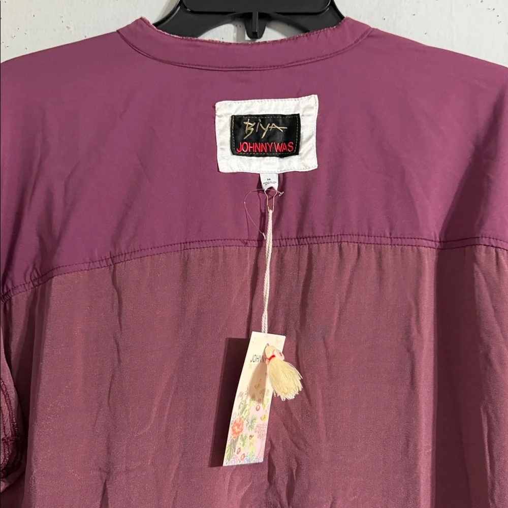 NWT Johnny Was Purple and Mauve Top. Belinda Tunic Sybill - Picture 10 of 12